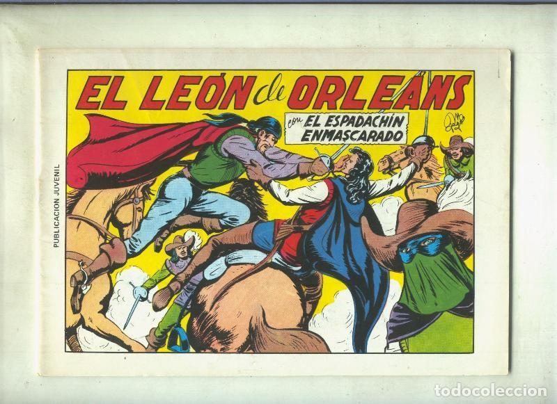 Comics: El Espadachin Enmascarado tres en uno numero 09: El leon de Orleans - Manuel Gago