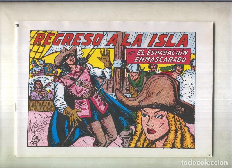 Comics : El Espadachin Enmascarado tres en uno numero 55: Regreso a la isla - Manuel Gago