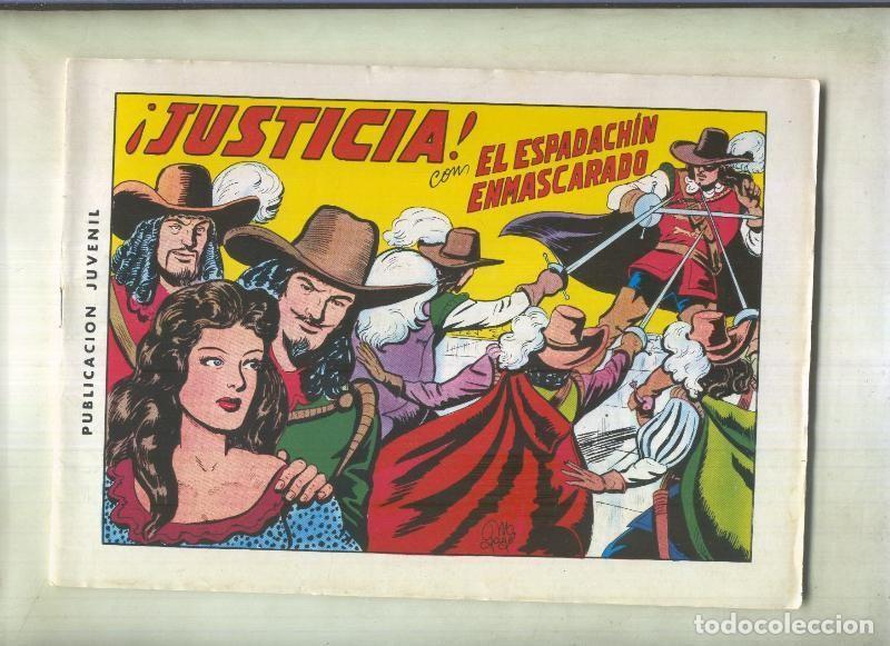 Comics: El Espadachin Enmascarado tres en uno numero 02: Justicia - Manuel Gago