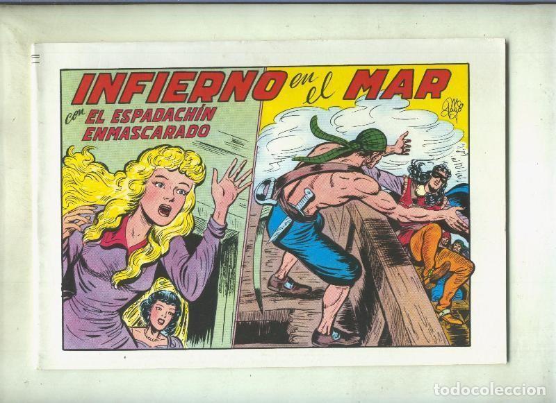 C&oacute;mics: El Espadachin Enmascarado tres en uno numero 25: Infierno en el mar - Manuel Gago