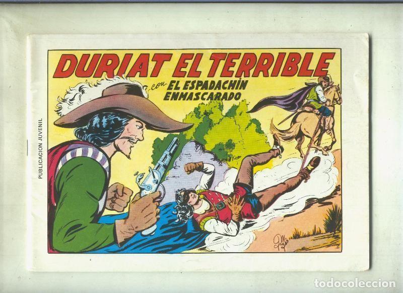 Comics: El Espadachin Enmascarado tres en uno numero 07: Duriat el terrible - Manuel Gago