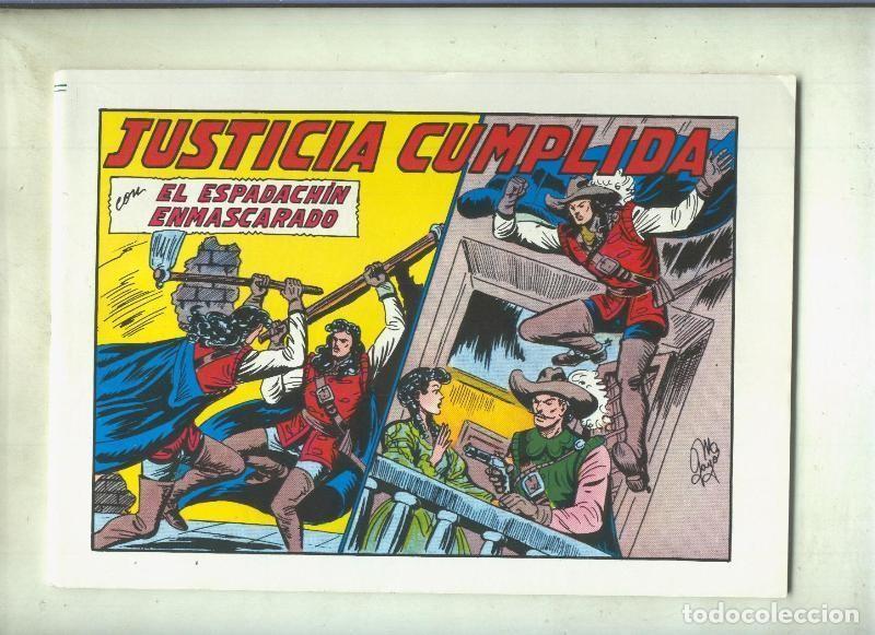 Comics: El Espadachin Enmascarado tres en uno numero 44: Justicia cumplida - Manuel Gago