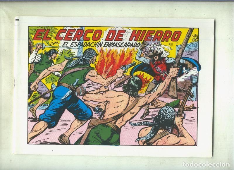Comics : El Espadachin Enmascarado tres en uno numero 28: El cerco de hierro - Manuel Gago