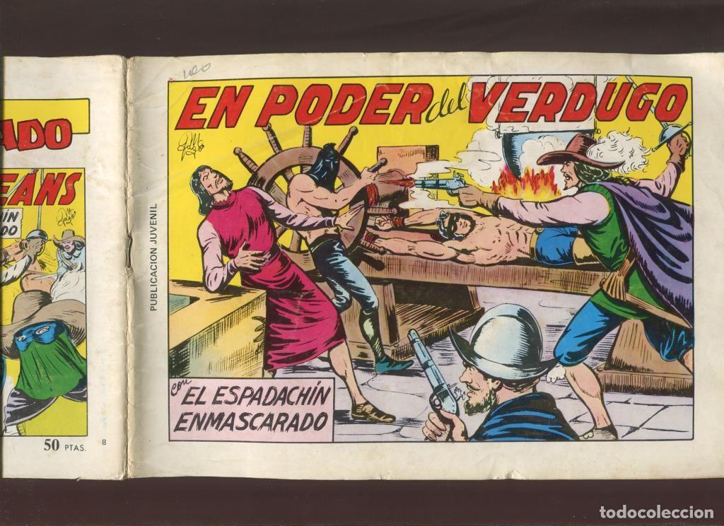 C&oacute;mics: El Espadachin Enmascarado 3 en 1 numero 08: En poder del verdugo - Manuel Gago