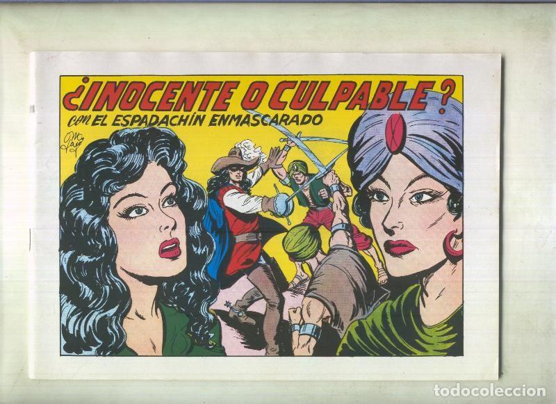 Comics : El Espadachin Enmascarado tres en uno numero 65: Inocente o culpable - Manuel Gago