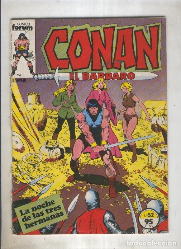 Comics : Conan el Barbaro primera edicion numero 052 (numerado 1 en trasera) - varios