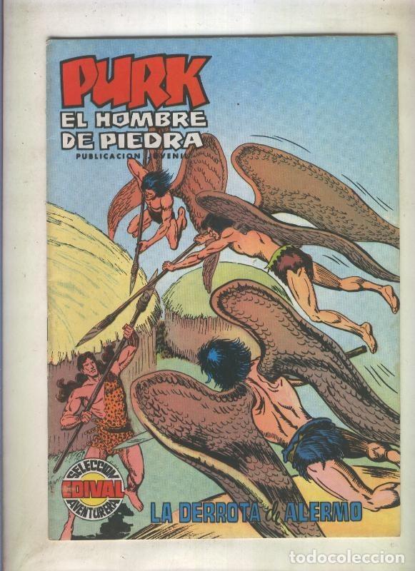 Comics: Purk el hombre de piedra color numero 042 (numerado 2 en trasera) - Manuel Gago