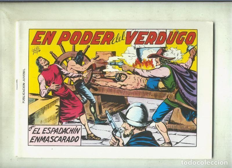 Comics: El Espadachin Enmascarado tres en uno numero 08: En poder del verdugo - Manuel Gago