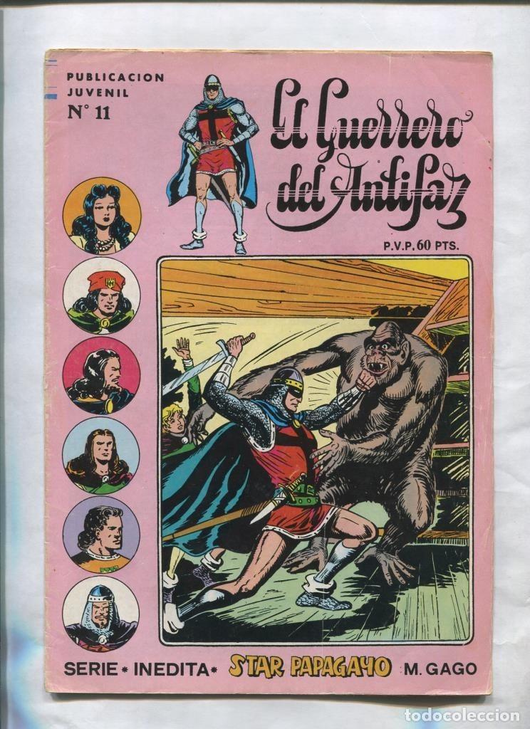 Comics: El Guerrero del Antifaz revista numero 11 (numerado 1 en trasera) - Manuel Gago