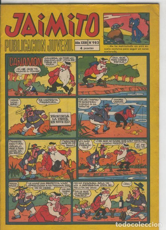 C&oacute;mics: Jaimito numero 0982 - Varios - Foto 1