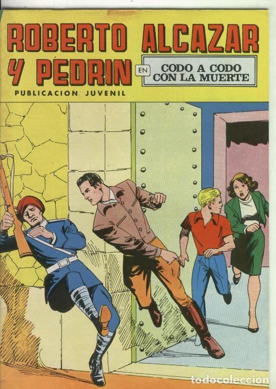 C&oacute;mics: Roberto Alcazar y Pedrin color, numero 114: Codo a codo con la muerte - Va&ntilde;o - Foto 1