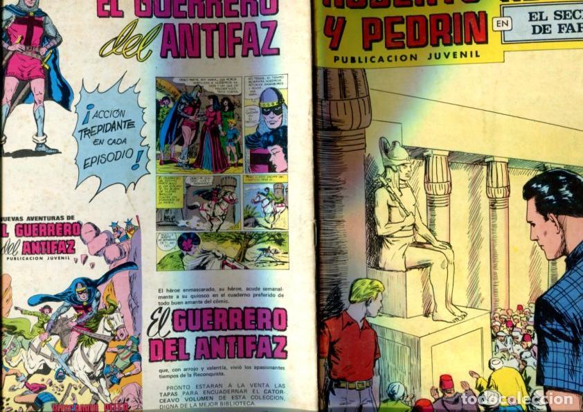Comics: Roberto Alcazar y Pedrin color, numero 191: (numerado 2 en trasera): El secreto de faraon - Va&ntilde;o