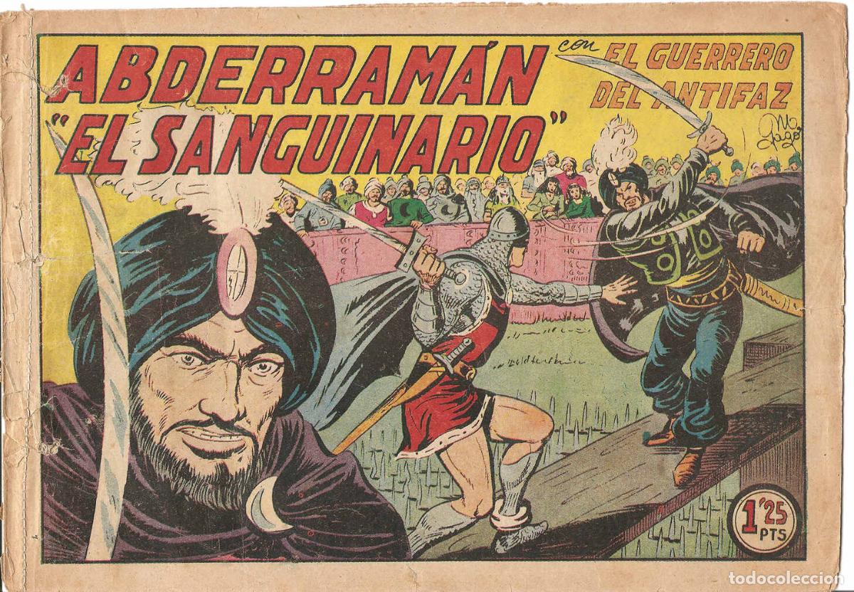 Comics: Original: El Guerrero del Antifaz numero 195: Abderraman el sanguinario (numerado 2 en trasera) - Ma