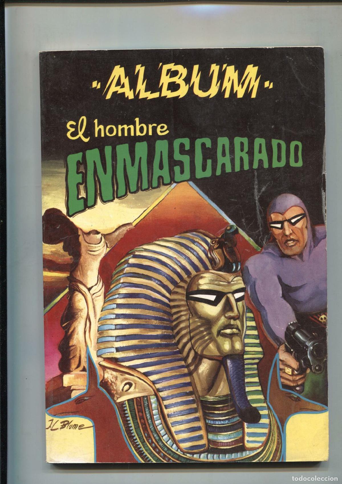 Comics: El Hombre Enmascarado album numero 3 (numerado 1 en interior) (contiene los numeros 7,8,9, no conser