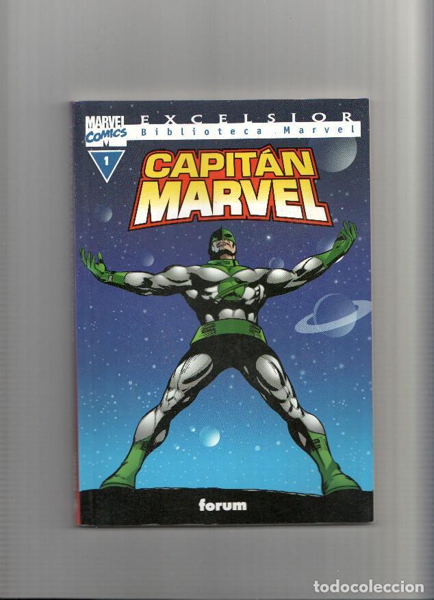 C&oacute;mics: Biblioteca Excelsior: Capitan Marvel numero 01: La llegada del Capitan Marvel - varios - Foto 1