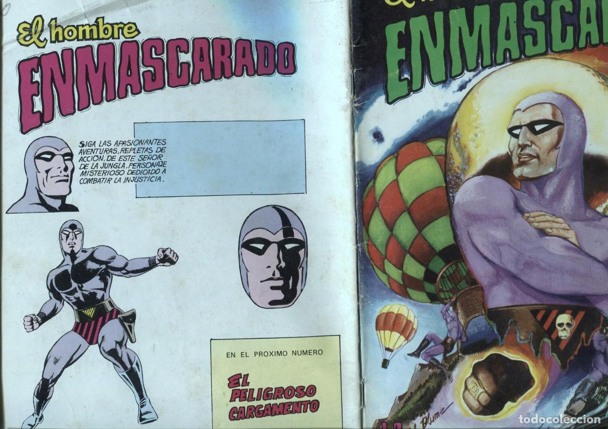 Comics: El Hombre Enmascarado numero 02: (numerado 6 en trasera) - Varios