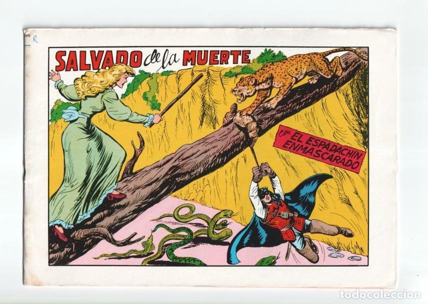 Comics: Valenciana: El Espadachin Enmascarado 3 en 1 numero 38: Salvado de la muerte - Manuel Gago