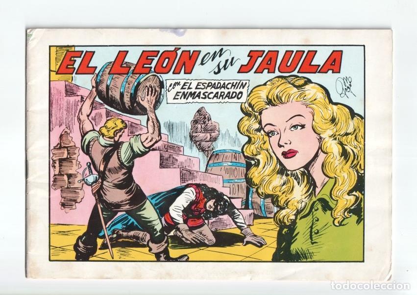 C&oacute;mics: Valenciana: El Espadachin Enmascarado 3 en 1 numero 43: El leon en su jaula - Manuel Gago
