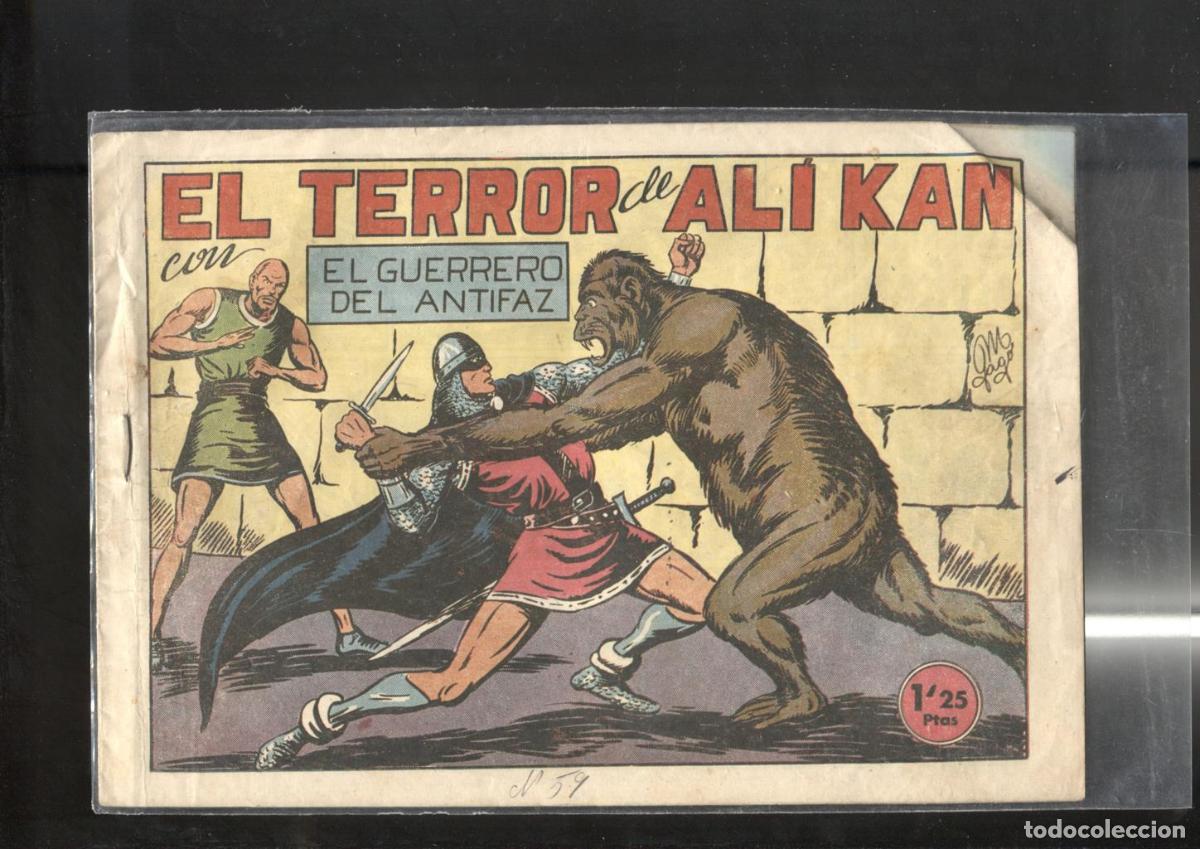 Comics: Original: El Guerrero del Antifaz numero 125: El terror de Ali Kan - Manuel Gago