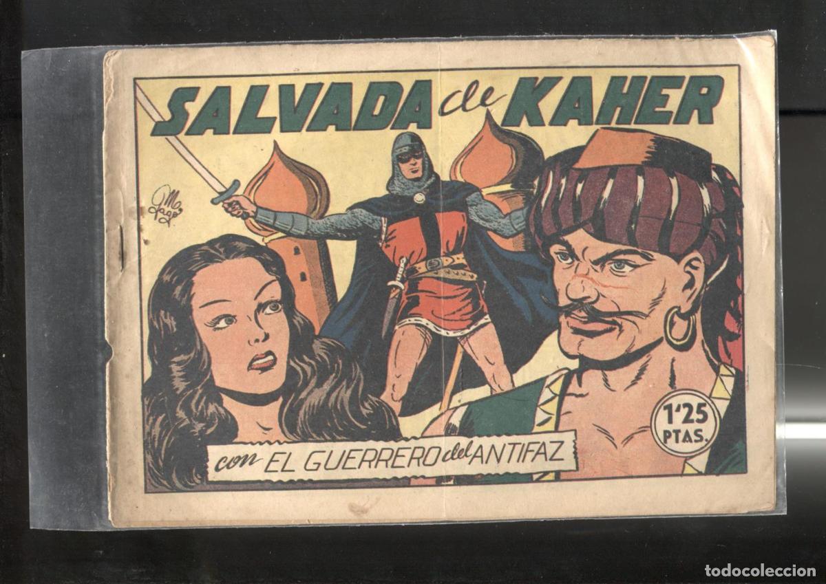 Comics: Original: El Guerrero del Antifaz numero 14 ?; Salvada de Kaher - Manuel Gago