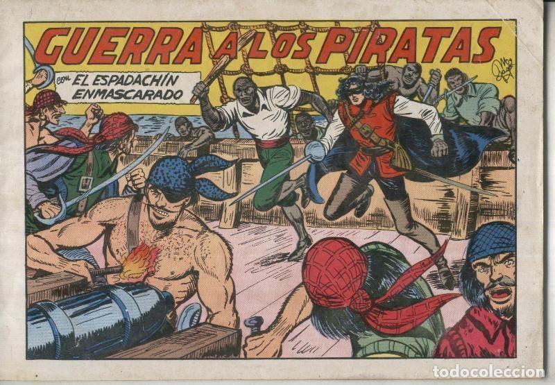 C&oacute;mics: Valenciana: El Espadachin Enmascarado 3 en 1 numero 22: Guerra a los piratas - Manuel Gago