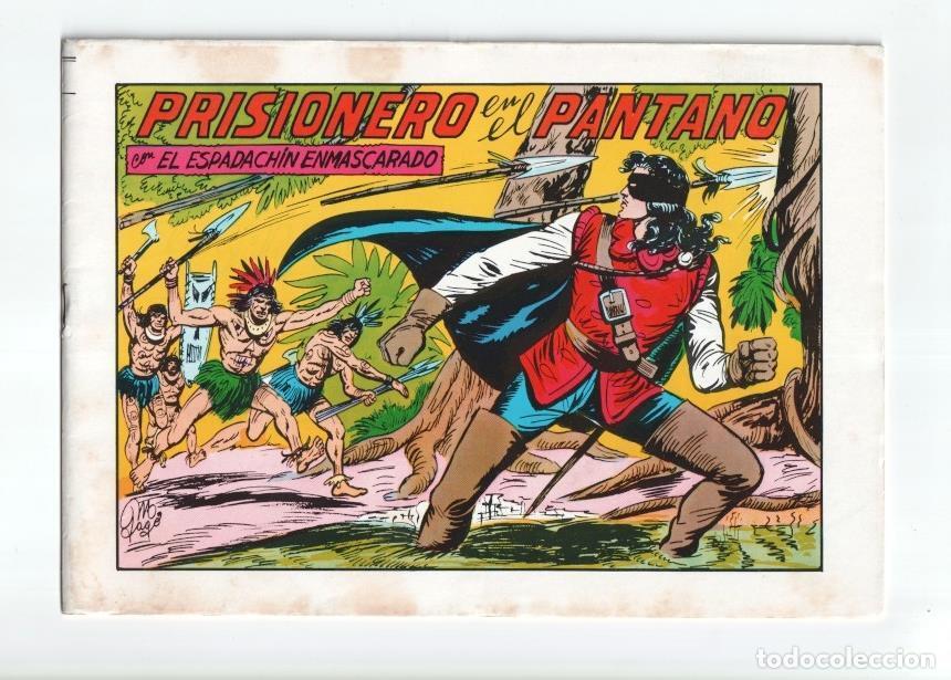 Comics: Valenciana: El Espadachin Enmascarado 3 en 1 numero 32: Prisionero en el pantano - Manuel Gago