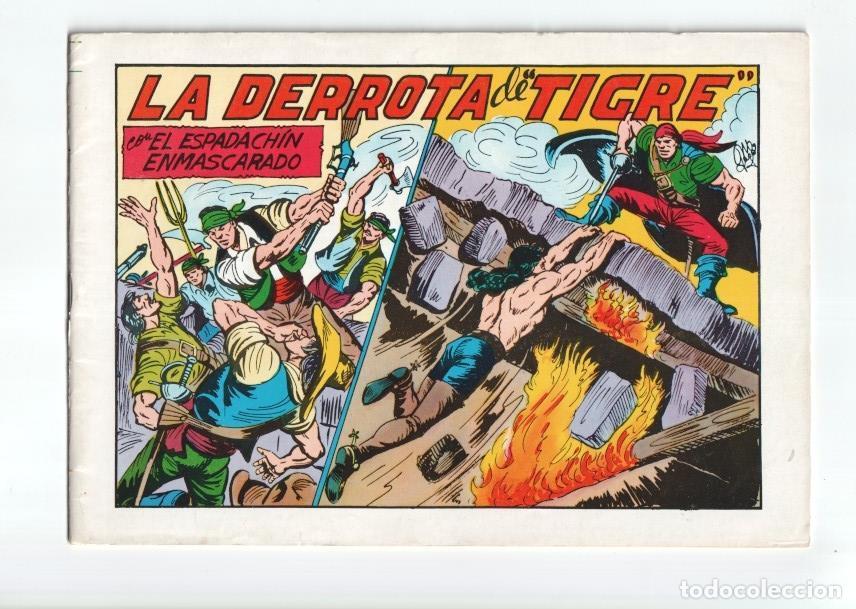 Comics: Valenciana: El Espadachin Enmascarado 3 en 1 numero 52: La derrota del tigre - Manuel Gago