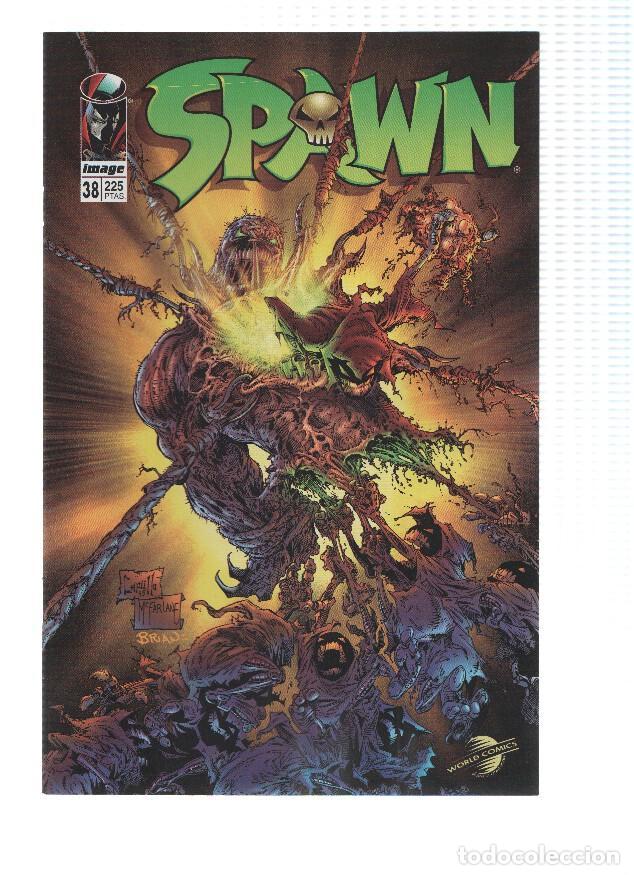 C&oacute;mics: SPAWN, Volumen 1 Numero 38: Fugitivos, Parte 2 (World Comics) - Todd McFarlane - Foto 1
