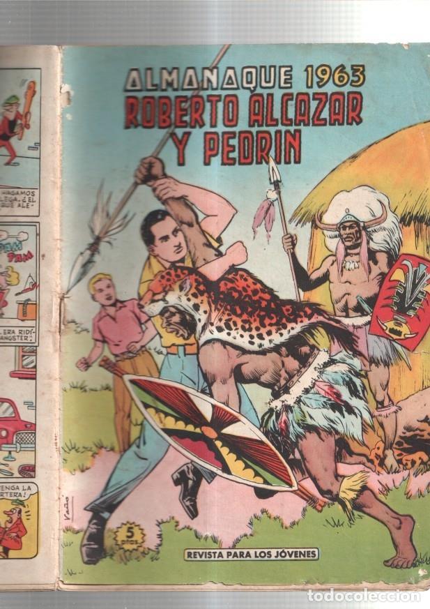 Comics: Valenciana: Roberto Alcazar y Pedrin almanaque para 1963 - NULL