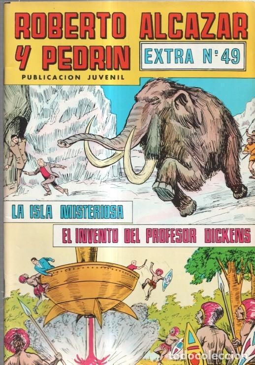 Comics: Roberto Alcazar y Pedrin color extra numero 49: La isla misteriosa-El invento del profesor Dickens -