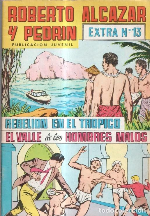 Fumetti: Roberto Alcazar y Pedrin color extra numero 13: Rebelion en el tropico-El valle de los hombres malos