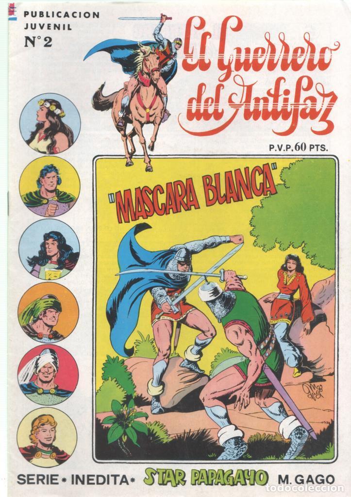 C&oacute;mics: Revista El Guerrero del Antifaz numero 02: Mascara blanca - Manuel Gago