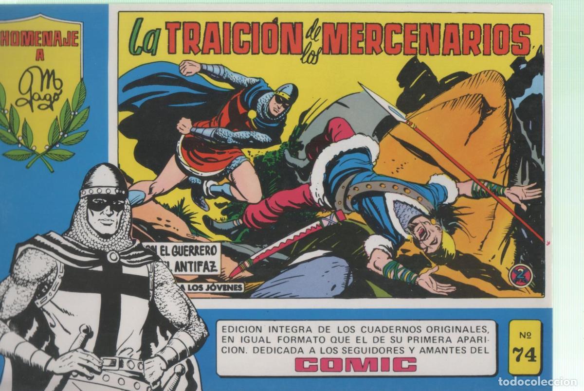 Comics : Homenaje a Gago: El Guerrero del Antifaz tomos azules numero 74 - Manuel Gago