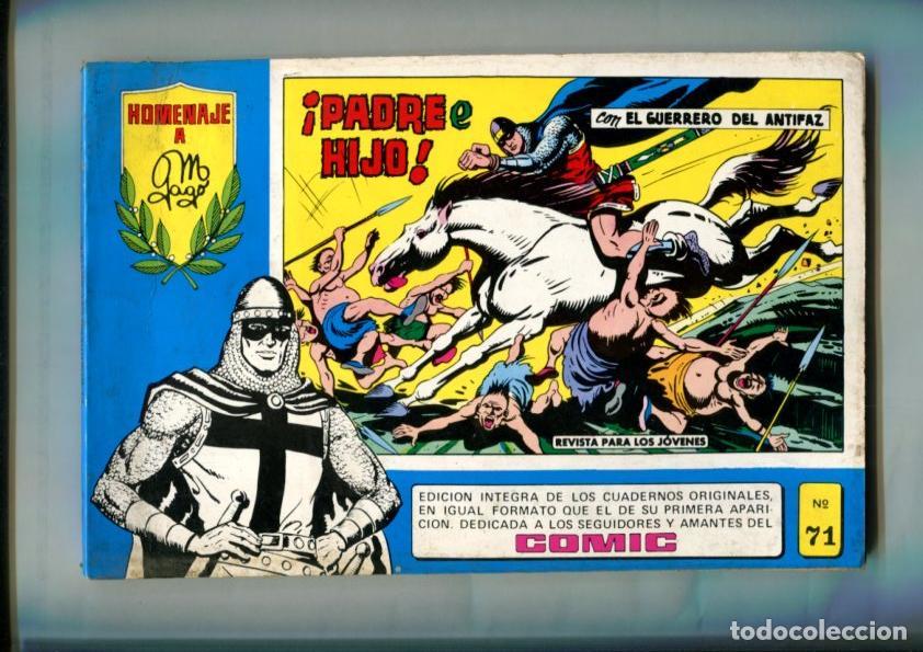 Comics: Homenaje a Gago: El Guerrero del Antifaz tomo azul numero 71 - Manuel Gago