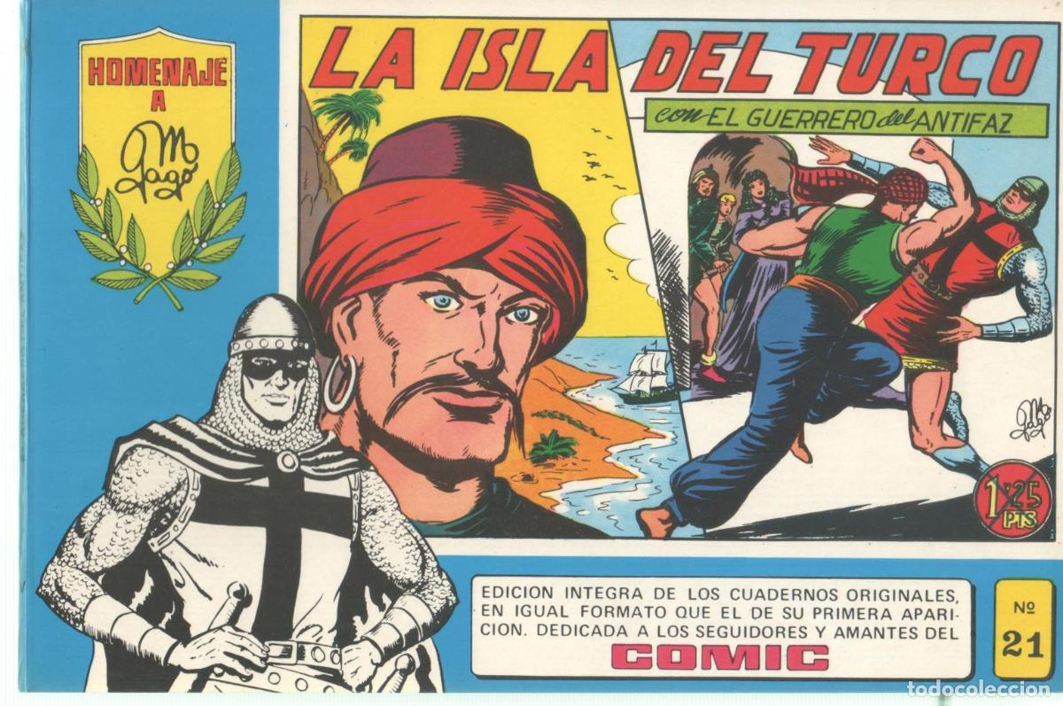 Comics: Homenaje a Gago: El Guerrero del Antifaz tomos azules numero 21 - Manuel Gago