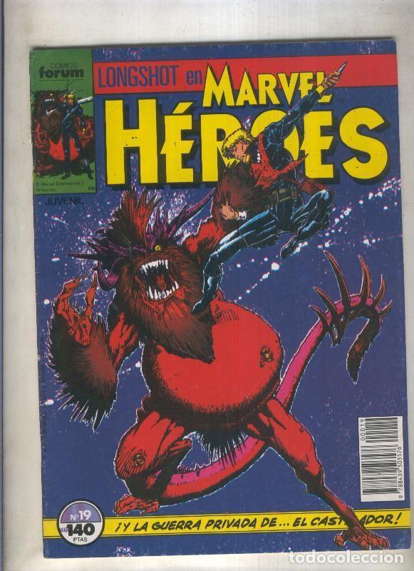 C&oacute;mics: Marvel Heroes numero 19: Longshot (numerado 5 en trasera) - Varios - Foto 1