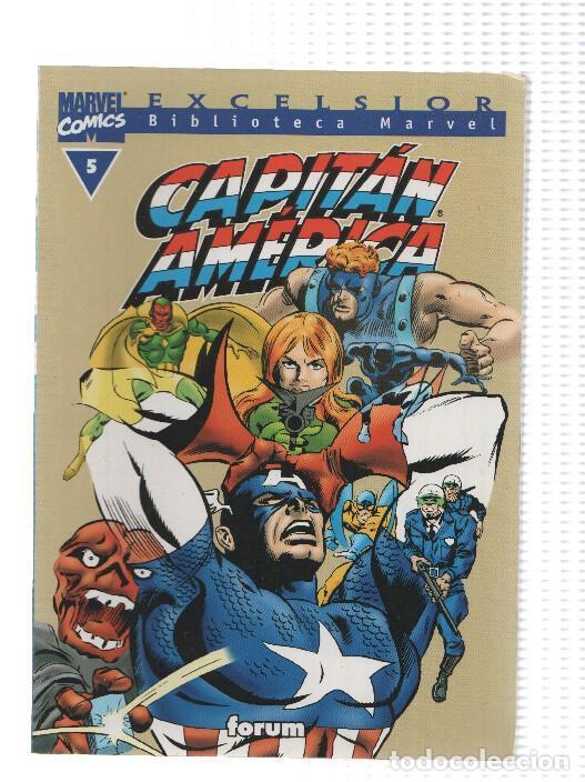 C&oacute;mics: Biblioteca Marvel Excelsior: Capitan America numero 5 - varios - Foto 1