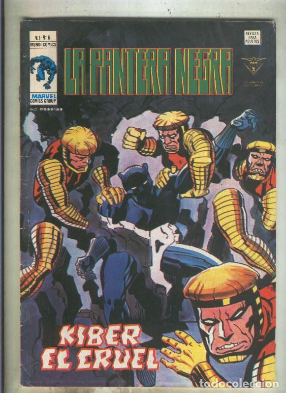 C&oacute;mics: La Pantera Negra numero 6 (numerado 1 en trasera) - Jack Kirby - Foto 1