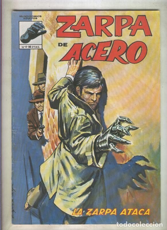 C&oacute;mics: Zarpa de Acero de Mundicomics numero 4: La Zarpa ataca (numerado 1 en trasera) - Jesus Blasco