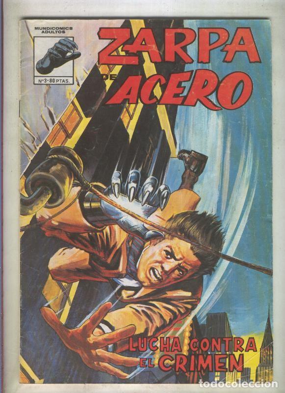 C&oacute;mics: Zarpa de Acero de Mundicomics numero 3: La Zarpa fatal (numerado 2 en trasera) - Jesus Blasco