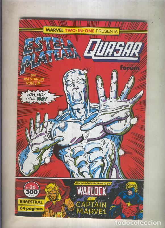 C&oacute;mics: Estela Plateada / Quasar numero 26: Warlock + Captain Marvel - varios - Foto 1