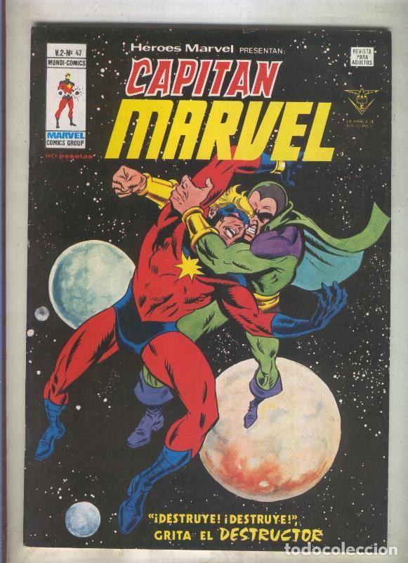 C&oacute;mics: Heroes Marvel volumen 2 numero 47: Capitan Marvel - Varios - Foto 1