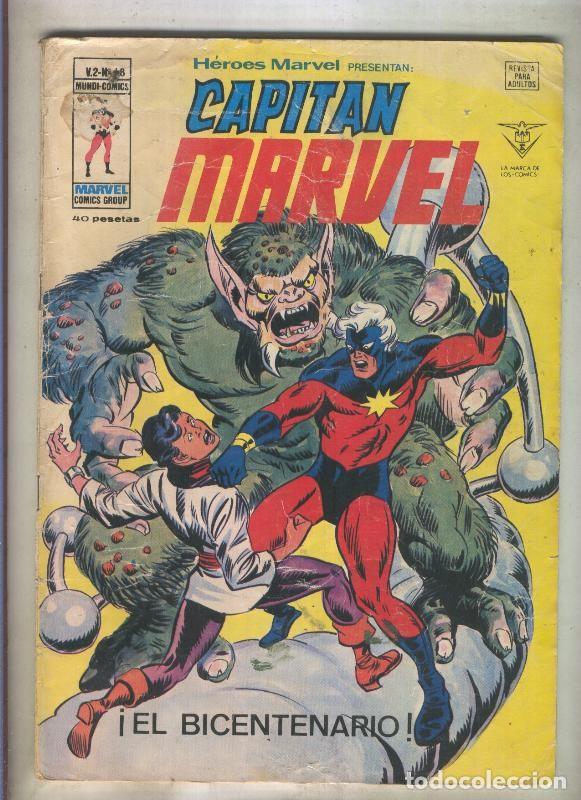 C&oacute;mics: Heroes Marvel volumen 2 numero 48: Capitan Marvel (numerado 2 en trasera) - Varios - Foto 1