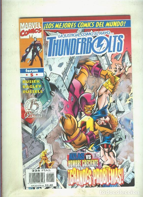 Comics: Thunderbolts volumen 1 numero 05 (subrayado parte del credito) - Kurt Busiek
