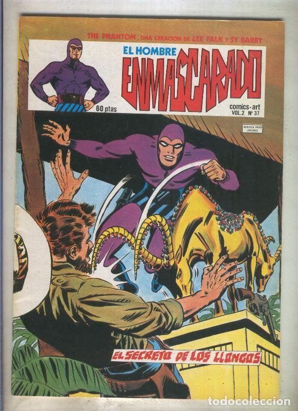 Comics: El Hombre Enmascarado volumen 2 numero 37 (numerado 2 en trasera) - Varios