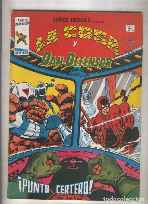 C&oacute;mics: Super Heroes volumen 2 numero 101: La Cosa y Dan Defensor - Varios - Foto 1