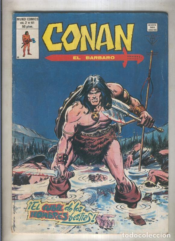 C&oacute;mics: Conan el Barbaro volumen 2 numero 41 (numerado 2 en trasera) - Varios - Foto 1