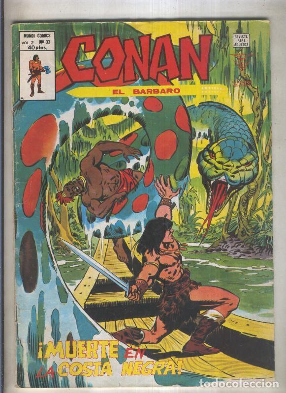 C&oacute;mics: Conan el Barbaro volumen 2 numero 33 (numerado 3 en trasera) - Varios - Foto 1