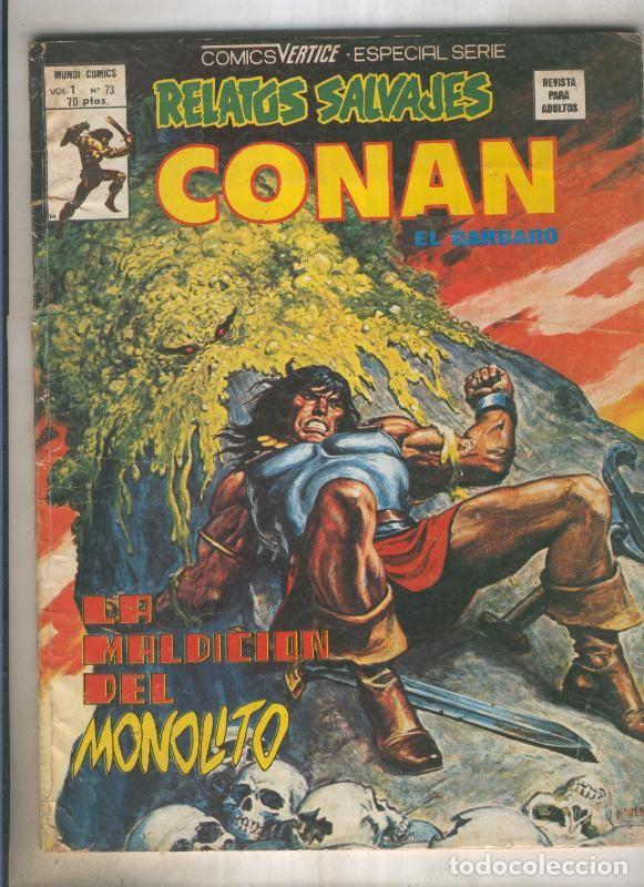 C&oacute;mics: Relatos Salvajes numero 73: Conan (numerado 3 en trasera) - Roy Thomas y Gene Colan - Foto 1