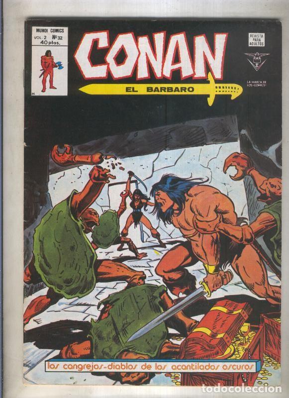 C&oacute;mics: Conan el Barbaro volumen 2 numero 32 (numerado 2 en trasera) - Varios - Foto 1